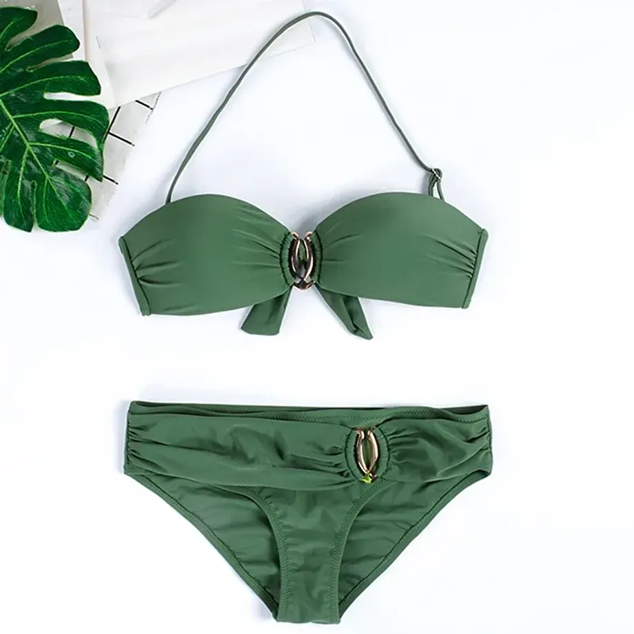 Sexy brazilské bikiny pro ženy s push-up efektem, sportovní a ve velikostech S-XL