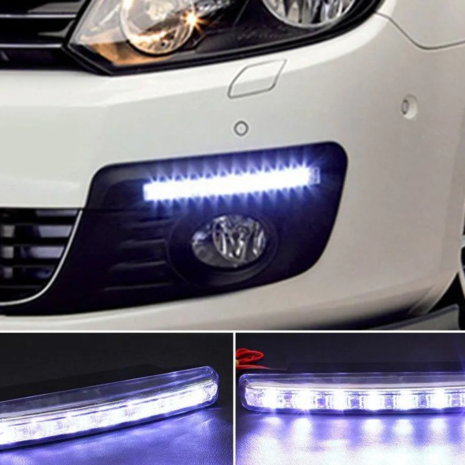 DRL světla pro denní svícení 2x 8 LED