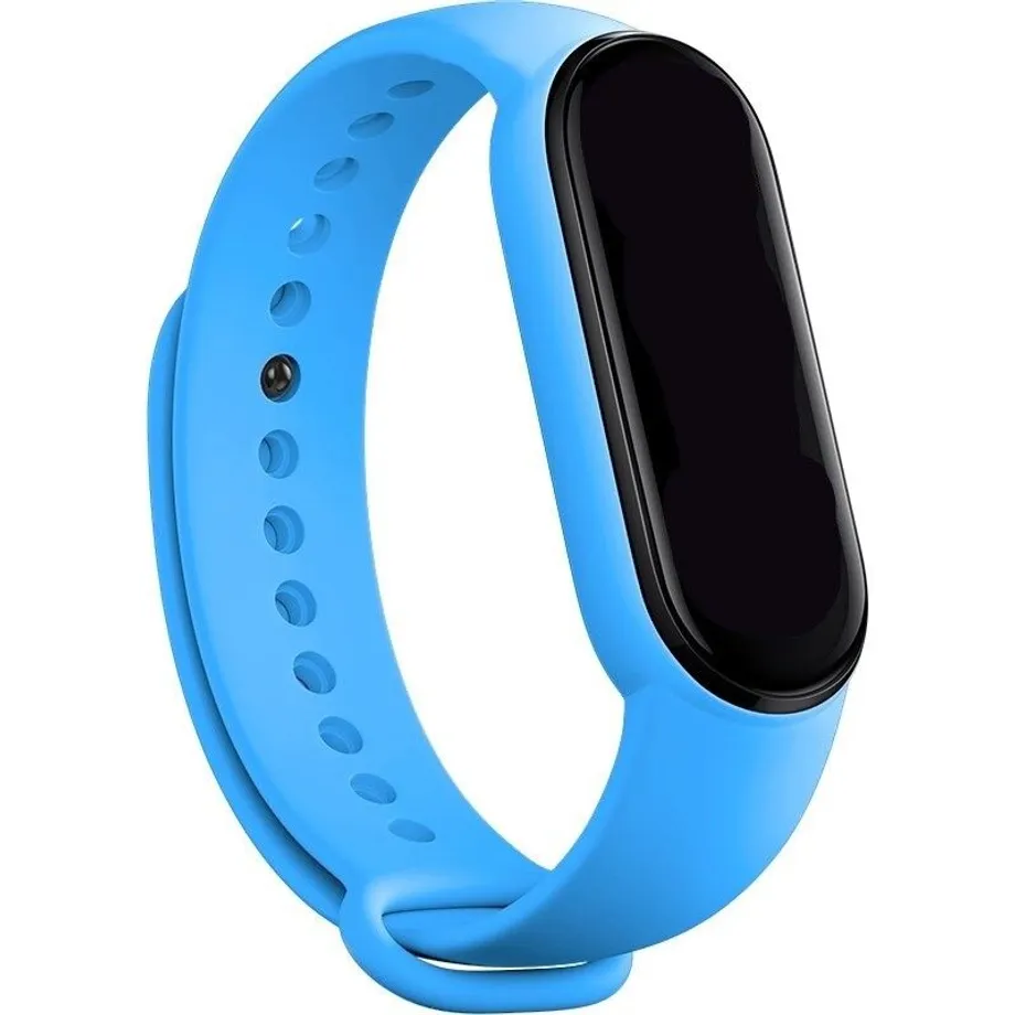 Silikonový řemínek pro Xiaomi Mi Band 5 / 6 Anthony silikonovy-reminek-pro-xiaomi-mi-band-5-6-t863-modra