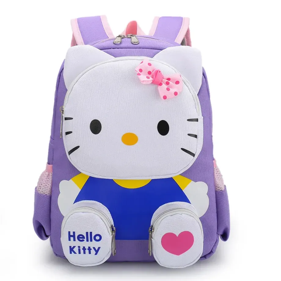 Dětský 3D batoh s motivem Hello Kitty nebo Spiderman