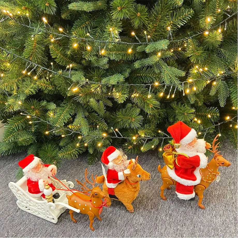 Vánoční dětská hudební hračka Santa Claus na saních