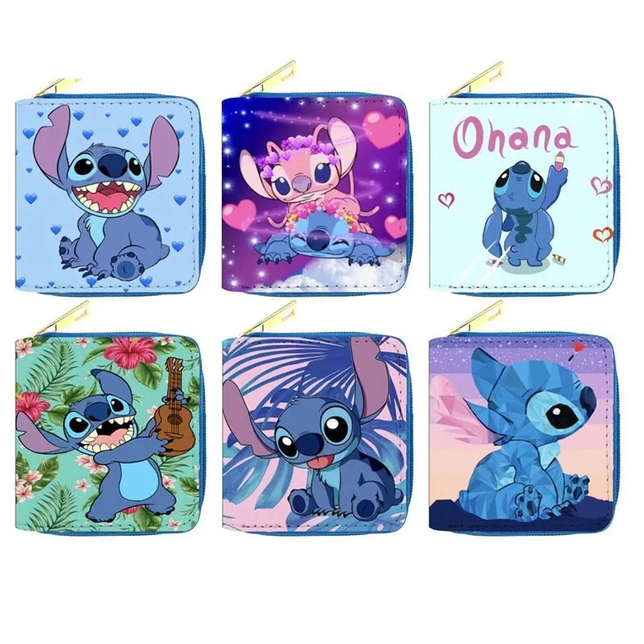 Dívčí trendy peněženka s motivem oblíbeného a roztomilého Stitch