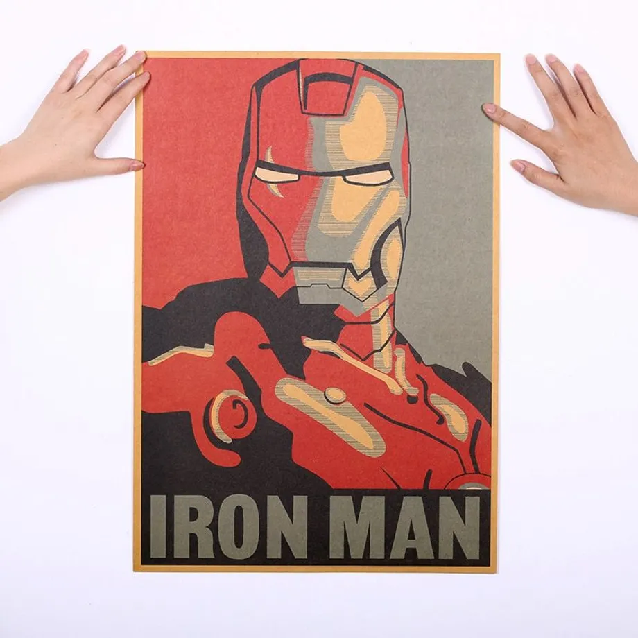 Pevný plakát IRON MAN AVENGERS z pevného papíru