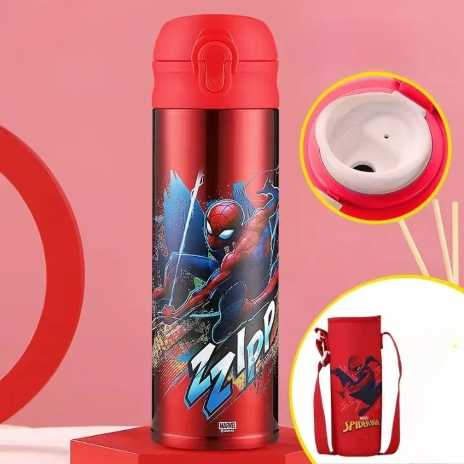 Dětská termoska na čaj s motivy oblíbeného superhrdiny Spider-man