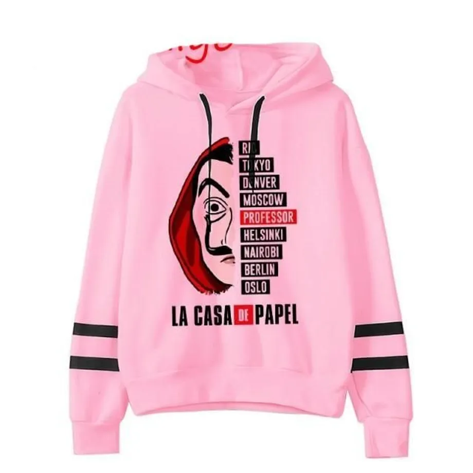 Unisex mikina Money Heist (La Casa De Papel) twpink607 s