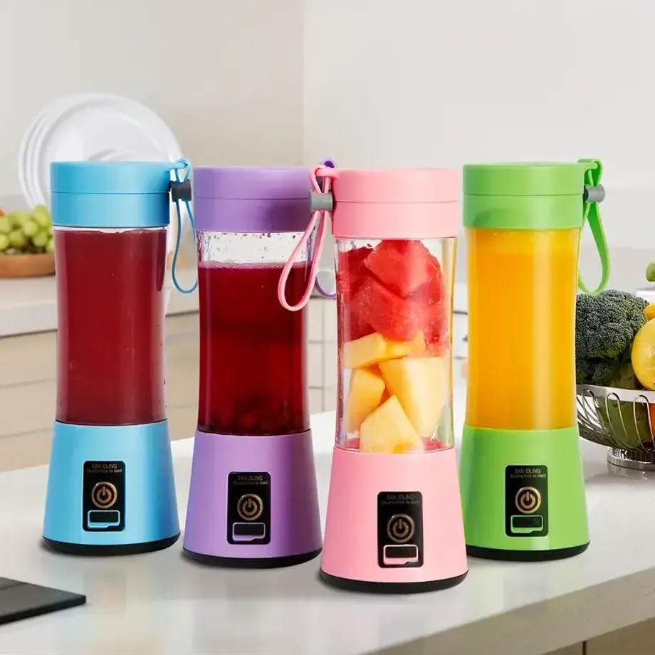 Prémiový elektrický USB blender na cesty - kapesní mixér na proteinové nápoje a smoothie