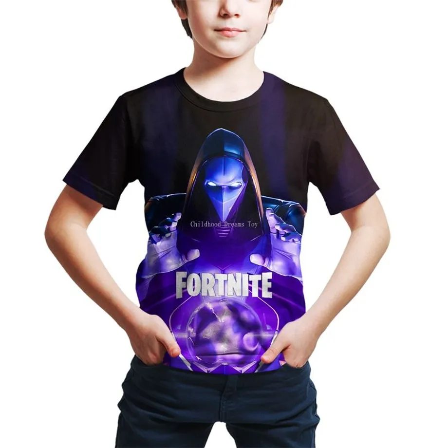 Chlapecké tričko se stylovým potiskem Fortnite