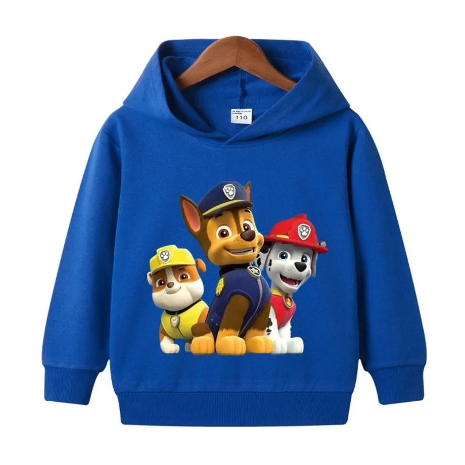 Dětská mikina s trendy potiskem oblíbené pohádky Paw Patrol