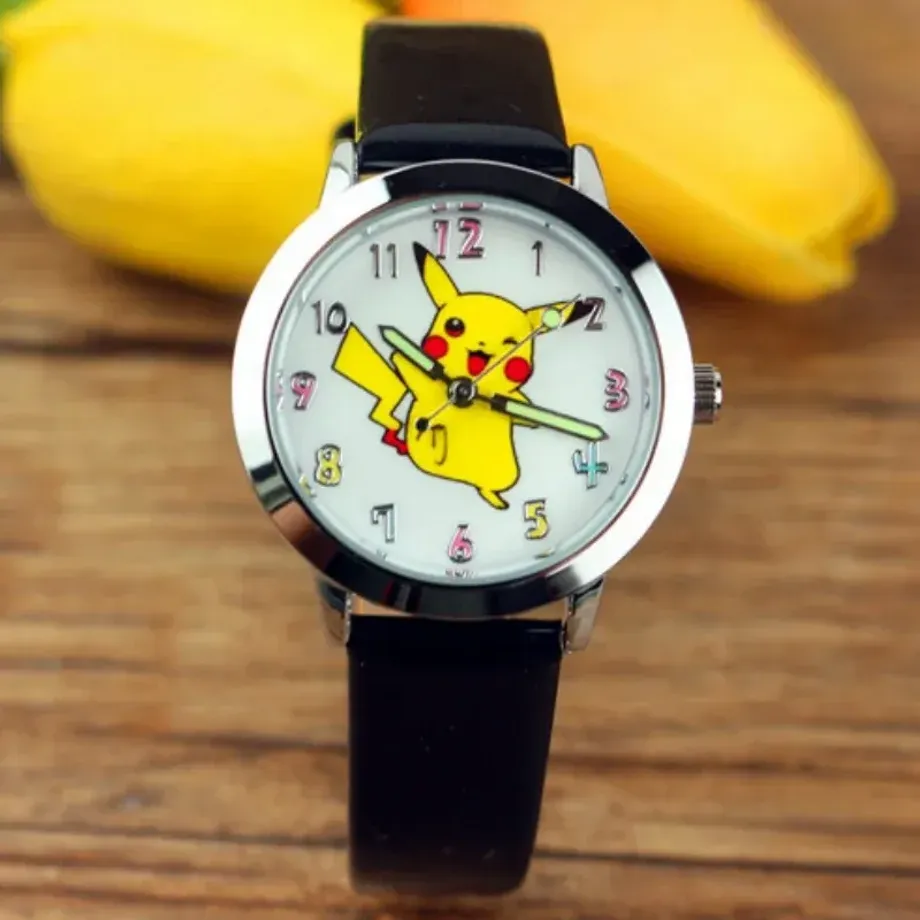 Dětské náramkové analogové hodinky s motivem Pokémona Pikachu