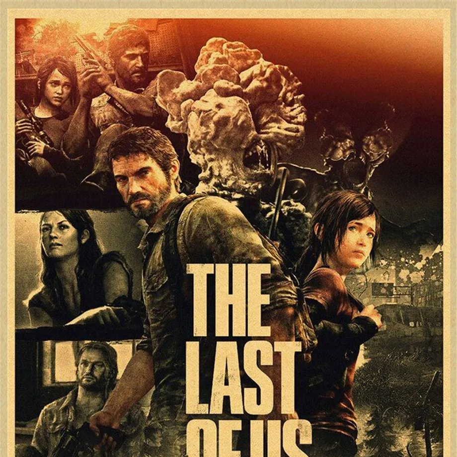 Plakát s motivem hry The Last of Us