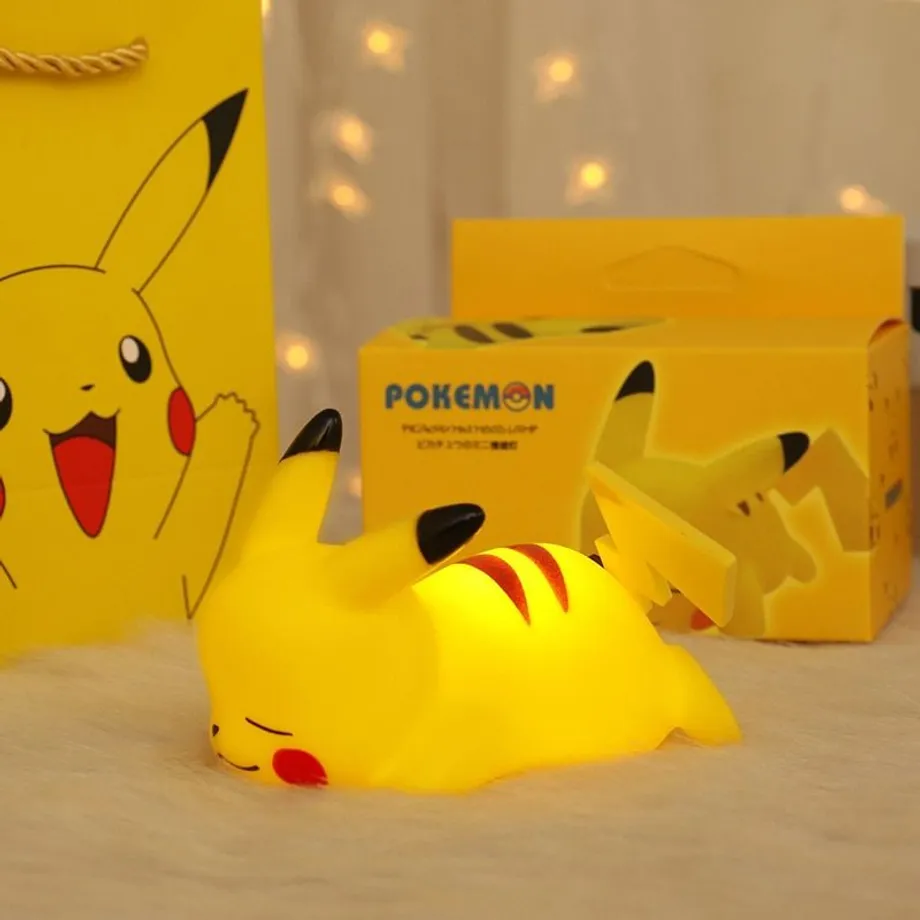 Moderní roztomilá svítilna k posteli - Pikachu