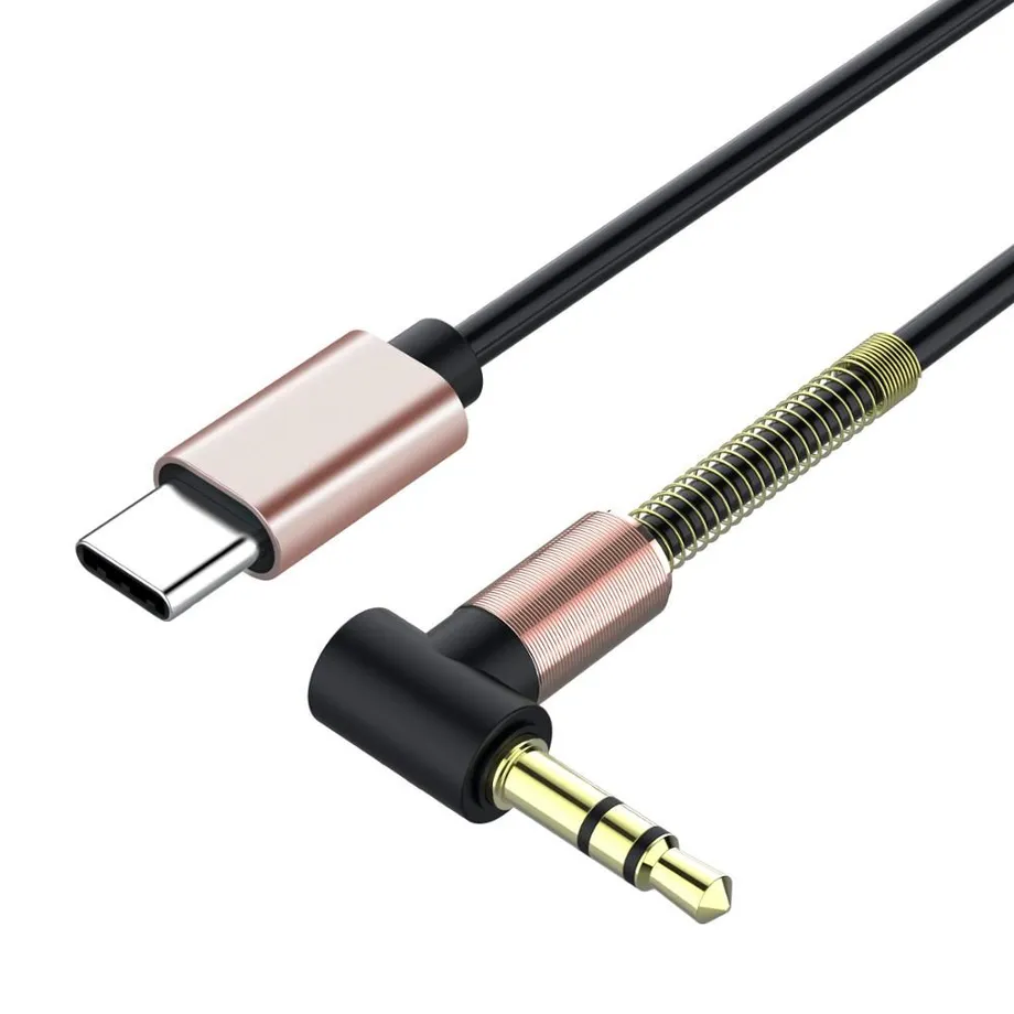 Flexibilní kabel AUX 3,5mm jack na USB-C