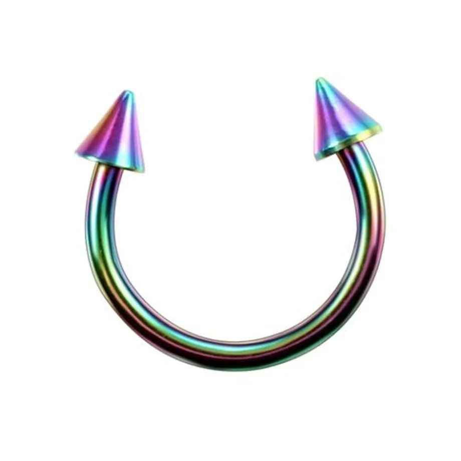 Trendy septum piercing do nosu s hrotem nebo kuličkou