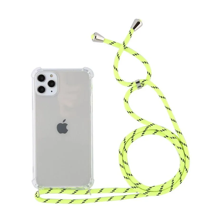 Kryt na iPhone se šňůrkou crossbody MT1 - žlutá