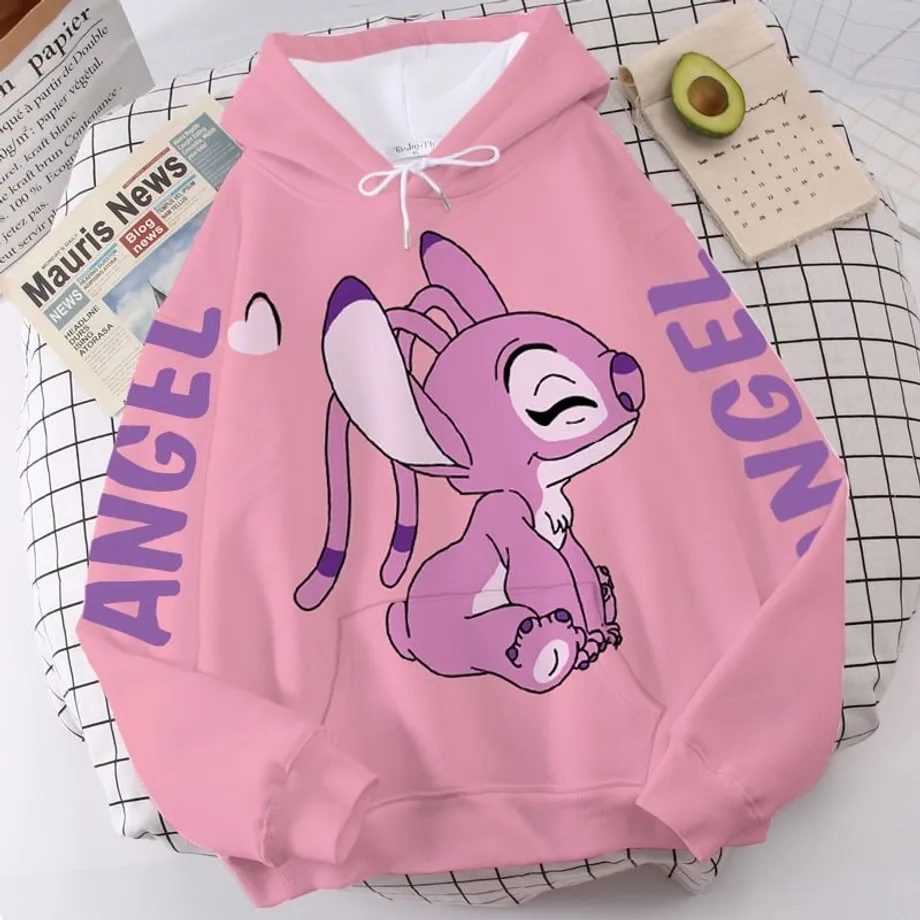 Trendy mikina v různých barvách s potiskem oblíbené Disney postavy Stitche Jullius