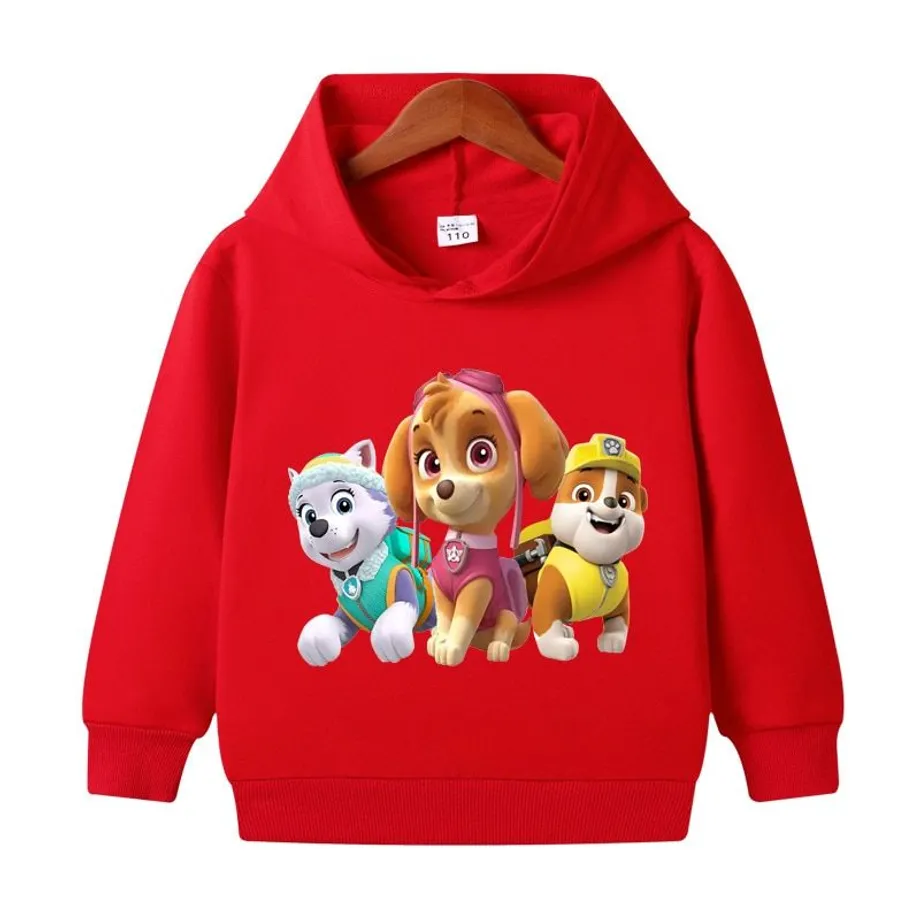 Dětská mikina s trendy potiskem oblíbené pohádky Paw Patrol