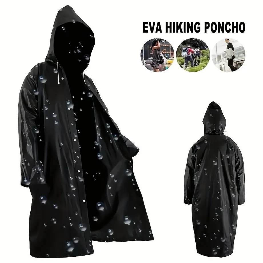 Unisex stylová pláštěnka s podšívkou pro outdoorové aktivity