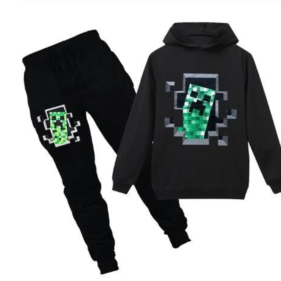 Dětská sportovní tepláková Minecraft souprava Creeper