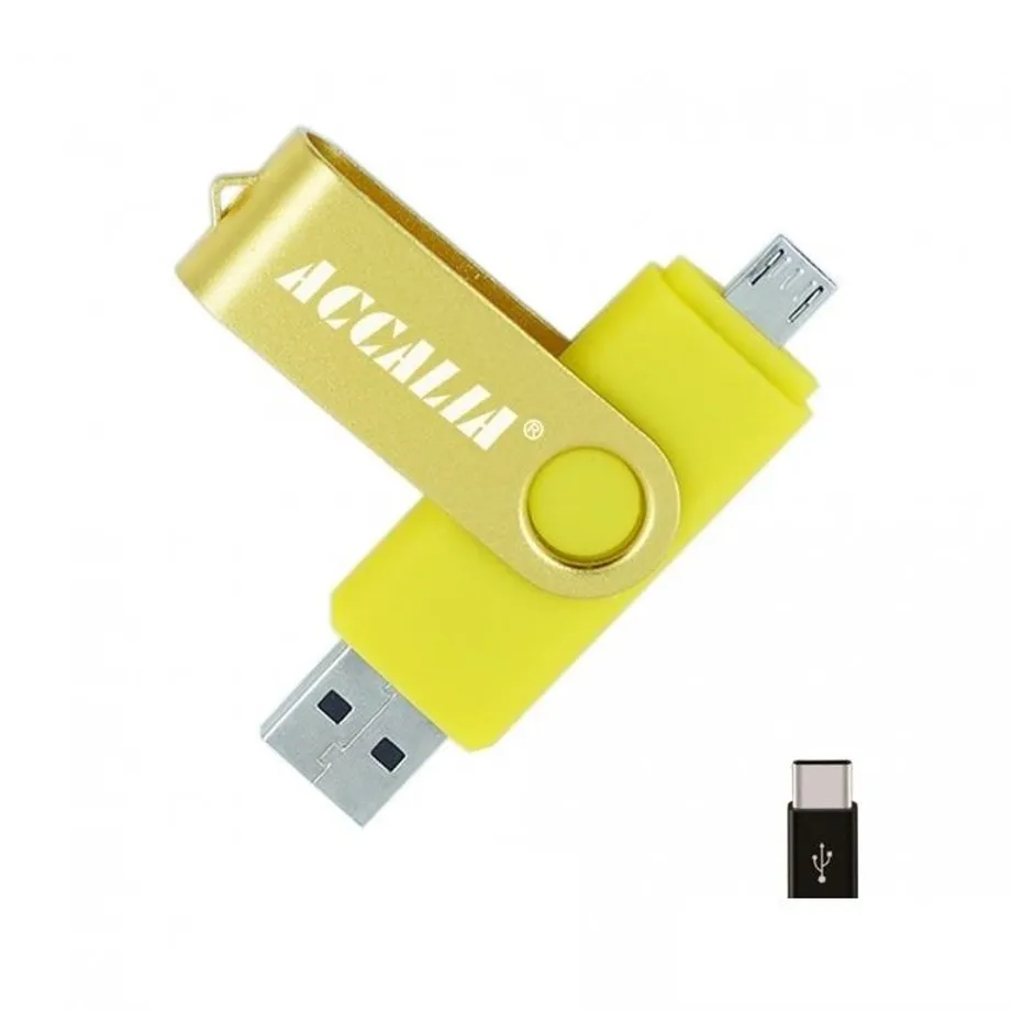 OTG USB flash disk Cassidy zluta 1