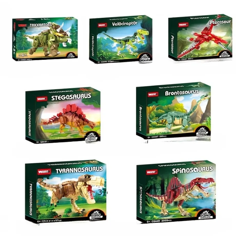 Velká stavebnice dinosaura kompatibilní s Lego - více variant