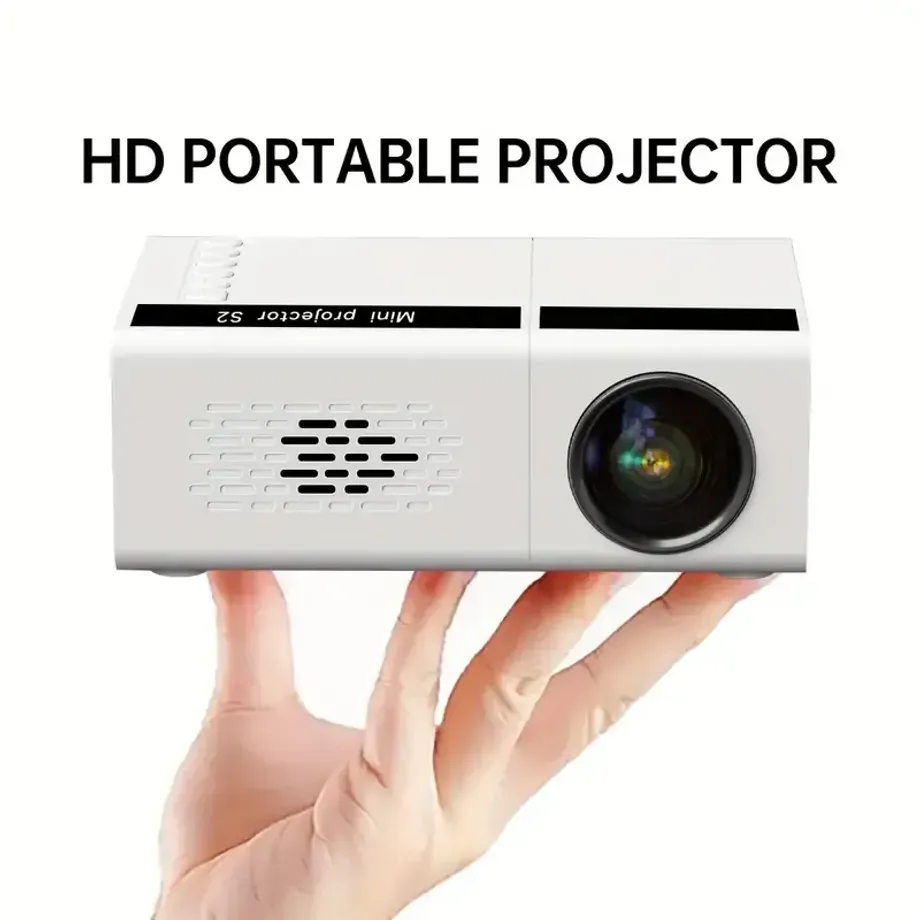 Prenosný projektor s podporou 1080P a 3000 lumenů pro lepší zážitek z filmů, TV a hraní her