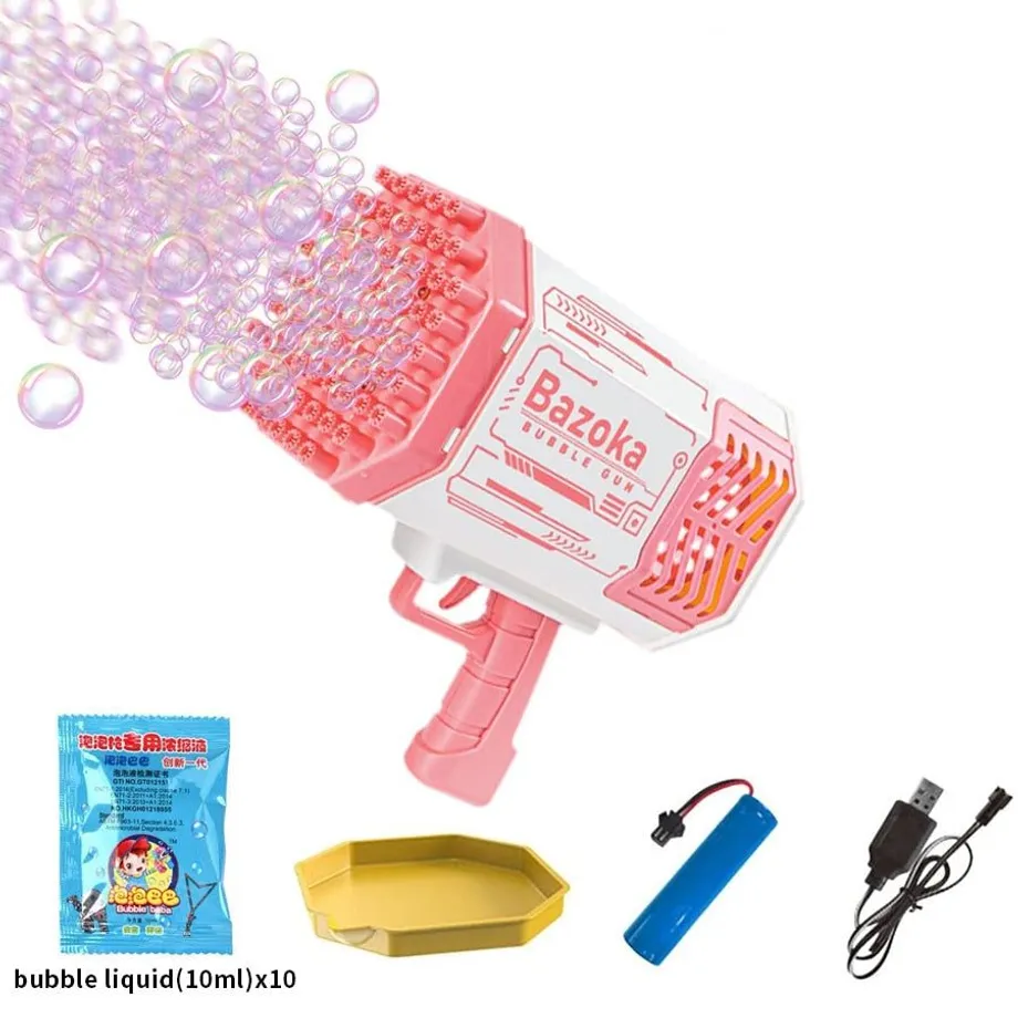 69 otvorů Gatling Bubble Machine