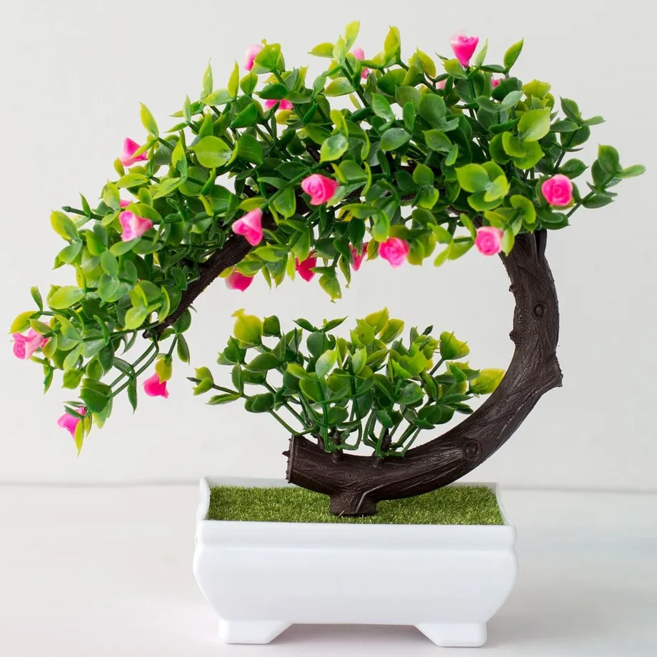 Umělá bonsai v květináči