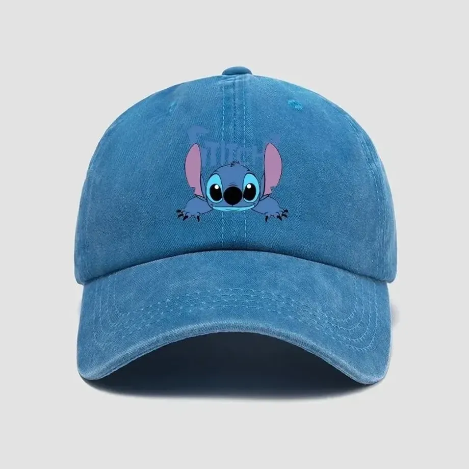 Dětská unisex trendy stylová kšiltovka s motivem oblíbené postavičky Stitch