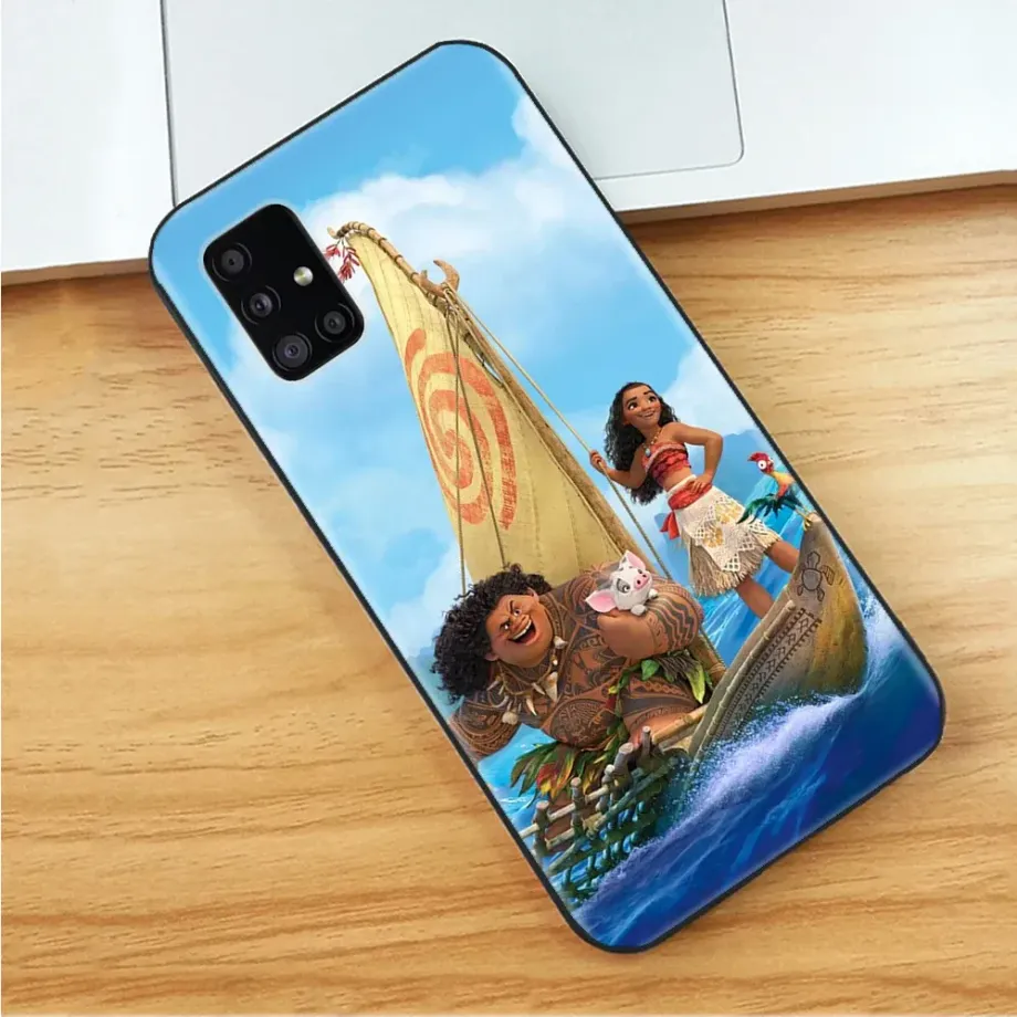 Stylový kryt na telefony samsung s motivy oblíbené pohádky Moana - Odvážná Vaiana