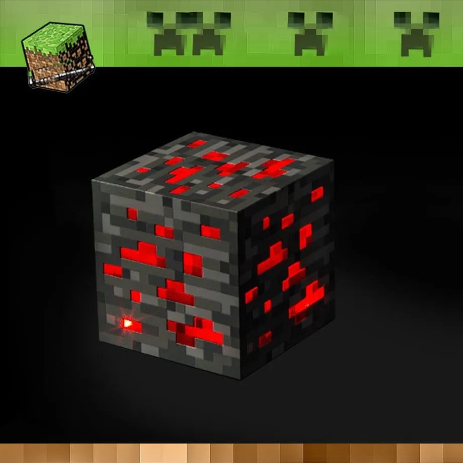 Minecraft Redstone noční lampa - lampa grun