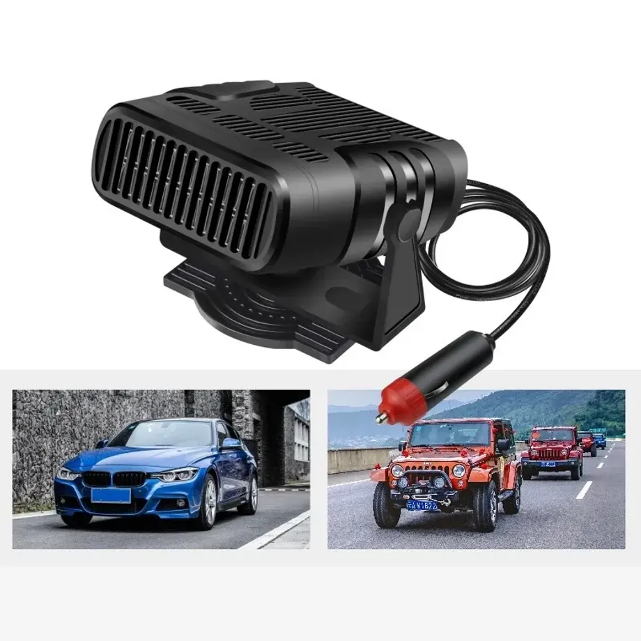 Přenosný automobilový ohřívač a ventilátor 12V/24V