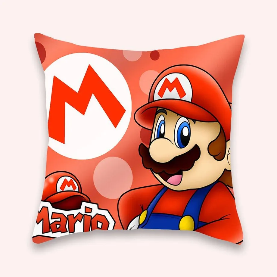 Stylový povlak na polštář s motivy Super Mario - různé varianty