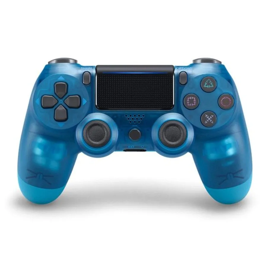 Designový ovladač pro systém PS4 crystal-blue