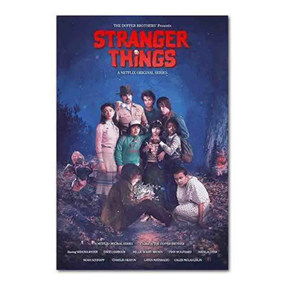 Stylový plakát na motivy seriálu Stranger Thing 7 40 X 30 cm