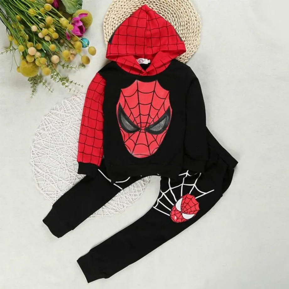 Luxusní dětská tepláková souprava Spider-Man Black 7t