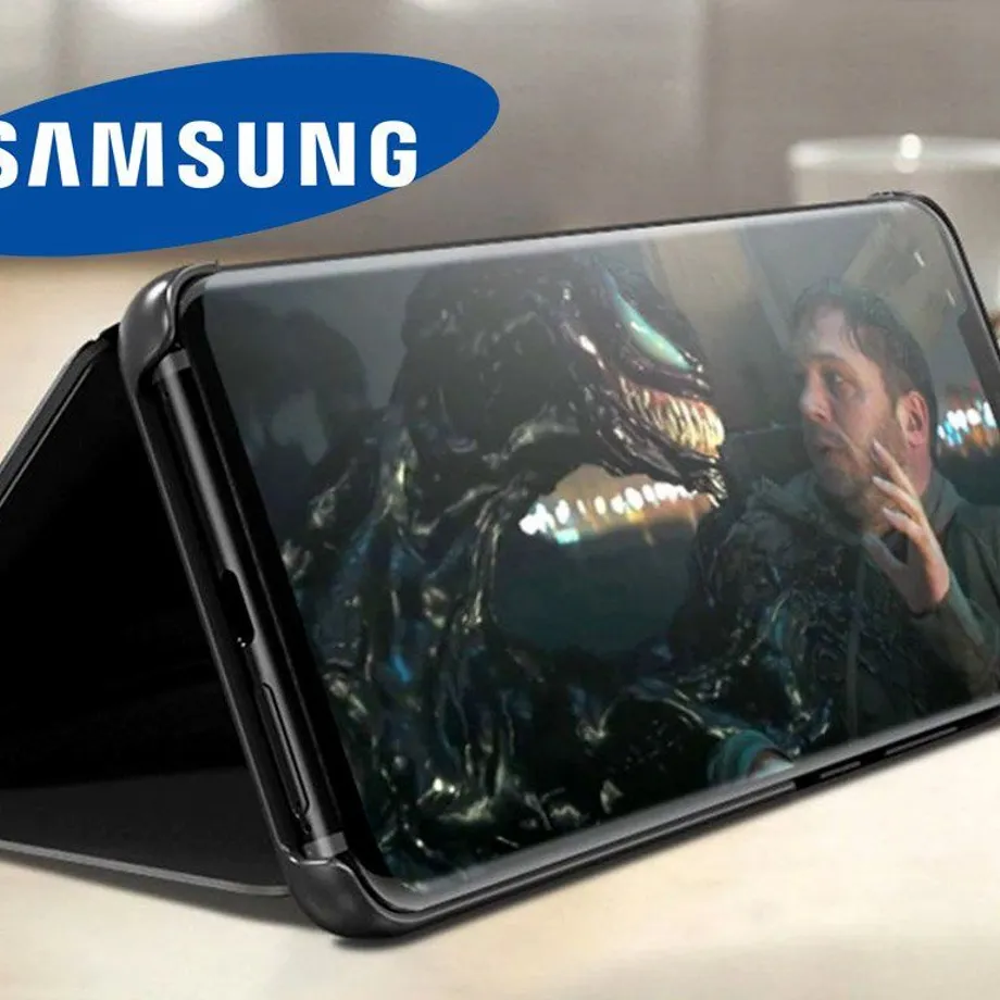 Otočné pouzdro a stojan Smart Mirror pro Samsung telefony