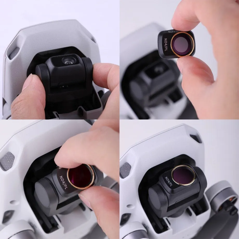 Filtr na čočku dronu DJI Mavic Mini / Mini 2 - set 4 ks