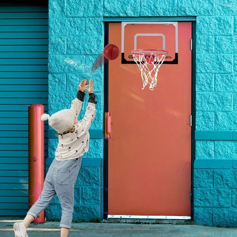 Mini basketbalový koš na zeď pro děti - Zábavná hra uvnitř