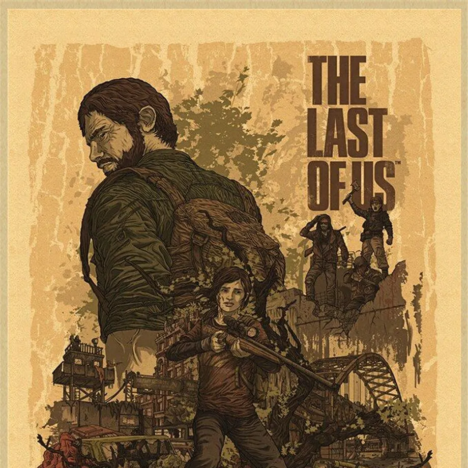 Plakát s motivem hry The Last of Us