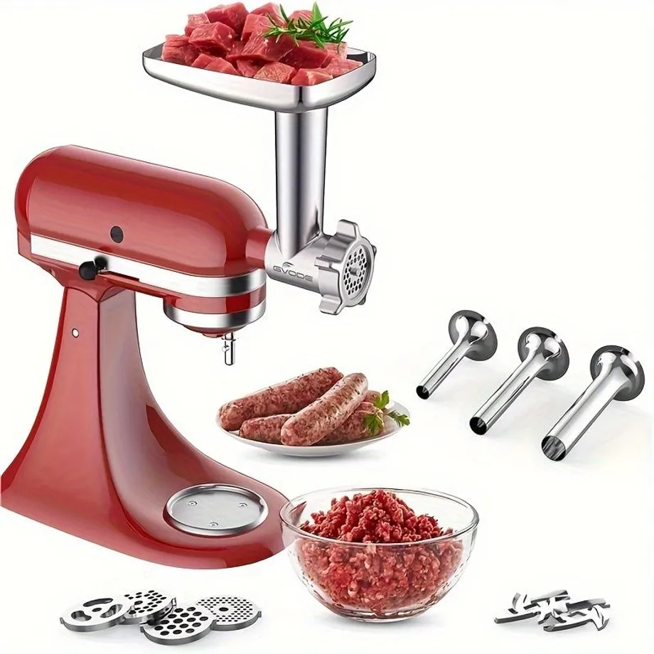 Multifunkční nástavec KitchenAid pro kuchyňský robot: Mlýnek na maso a plnič na klobásy