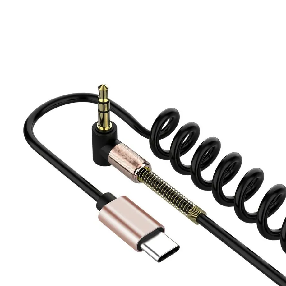 Flexibilní kabel AUX 3,5mm jack na USB-C