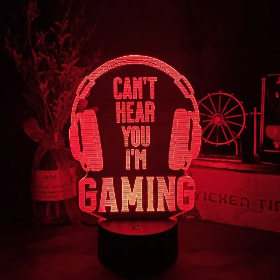 Nádherná luxusní lampička Gamer