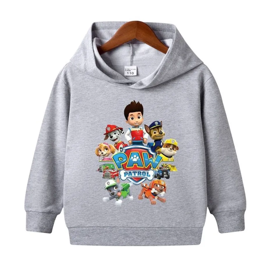 Dětská mikina s trendy potiskem oblíbené pohádky Paw Patrol