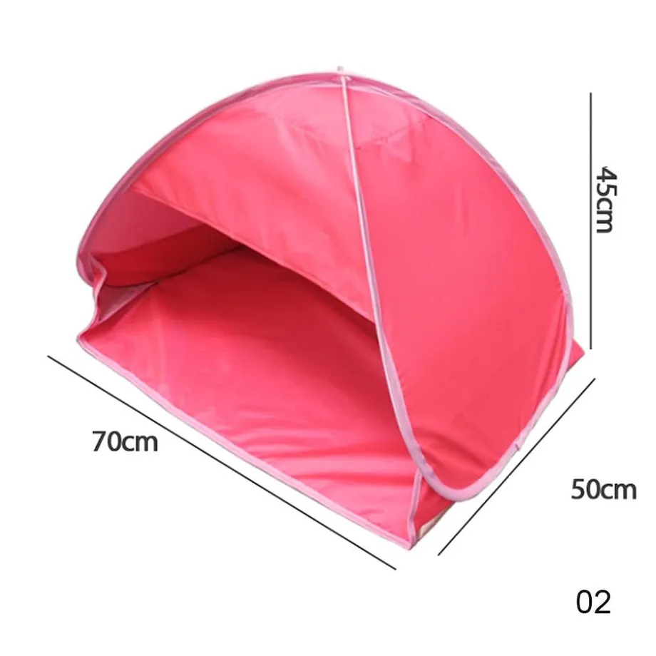 1ks Přenosný plážový stan Stan Polštář Malá skládací ochrana před sluncem Osobní stan Sluneční stín Mini Beach Umbrella Tent Sun Shelter