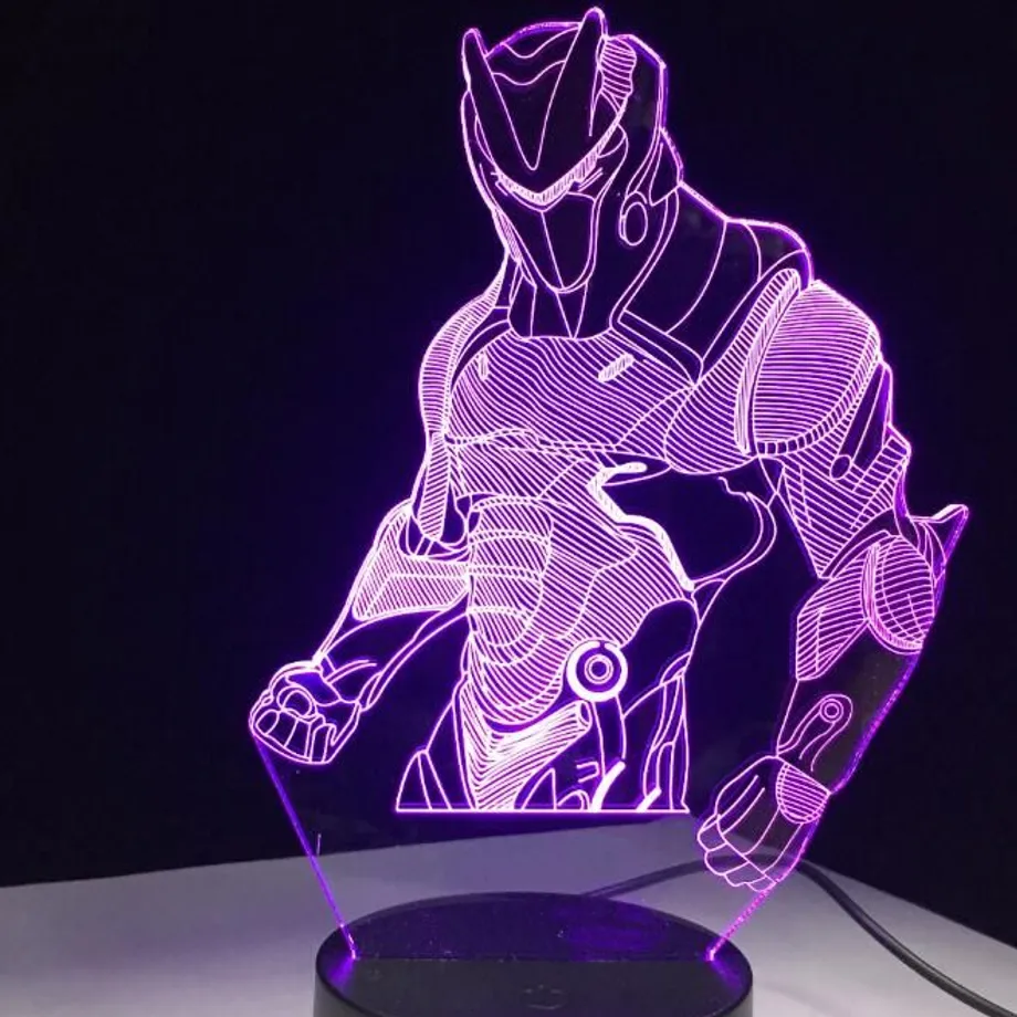 Krásná stolní 3D lampa Fortnite 3d led lamp 1