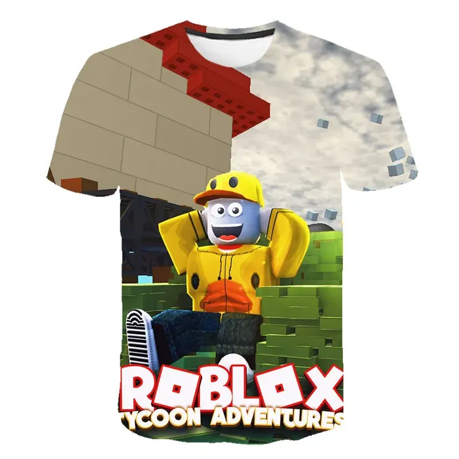 Unisex tričko s krátkým rukávem pro děti i dospělé s motivy oblíbené hry ROBLOX