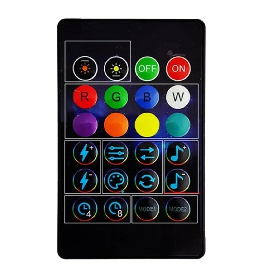 USB světelný řetěz s dálkovým ovladačem 10 m RGB barvy 100 LED, venkovní i vnitřní použití IP65