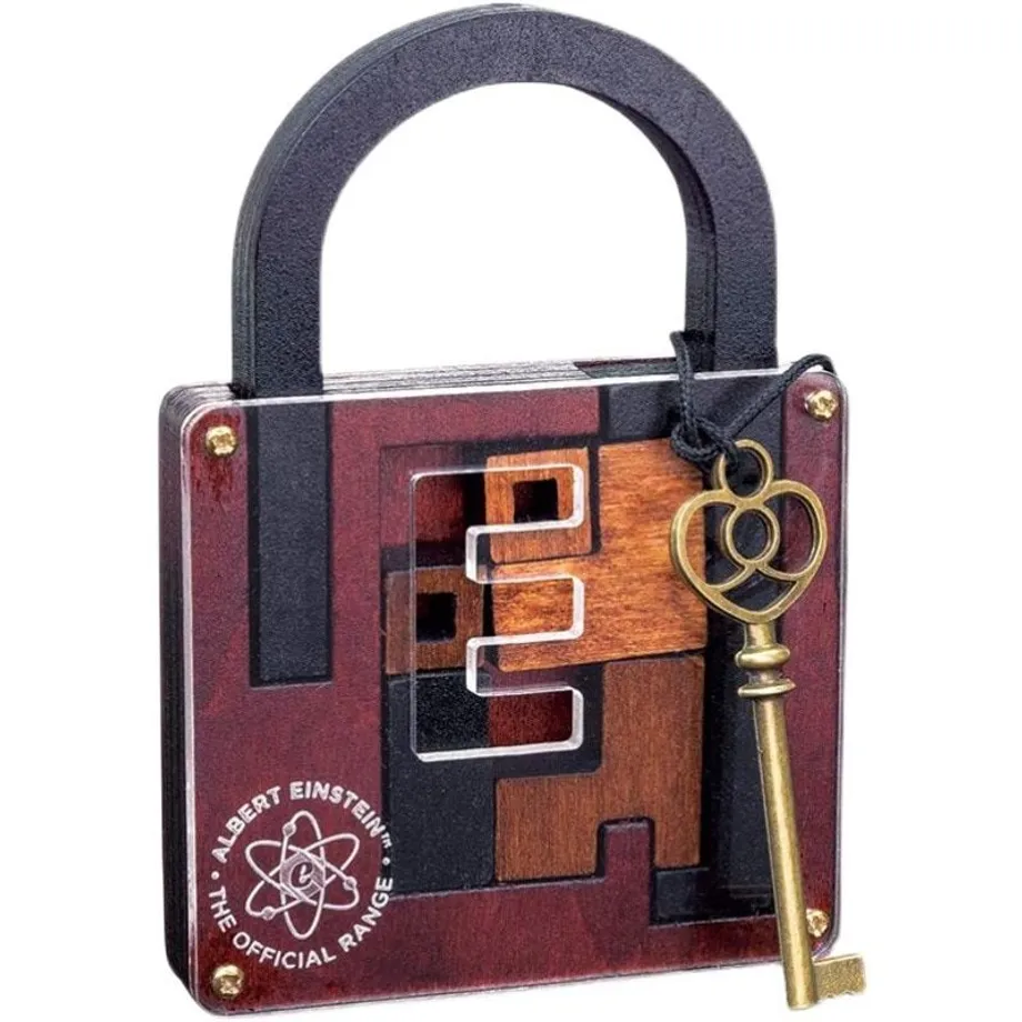 Velmi těžký hlavolam Einstein puzzle Lock and Key