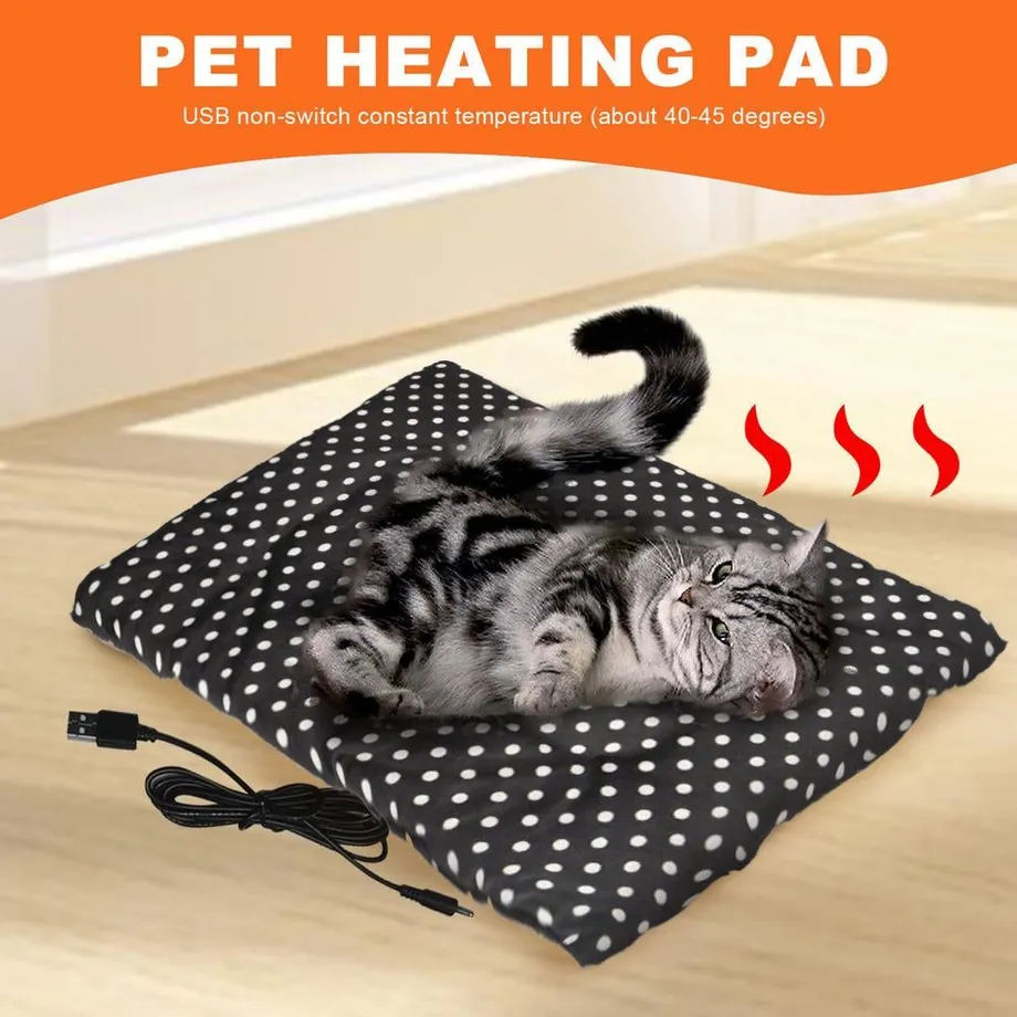 USB Pet Heating Pad Topná podložka pro malé domácí mazlíčky