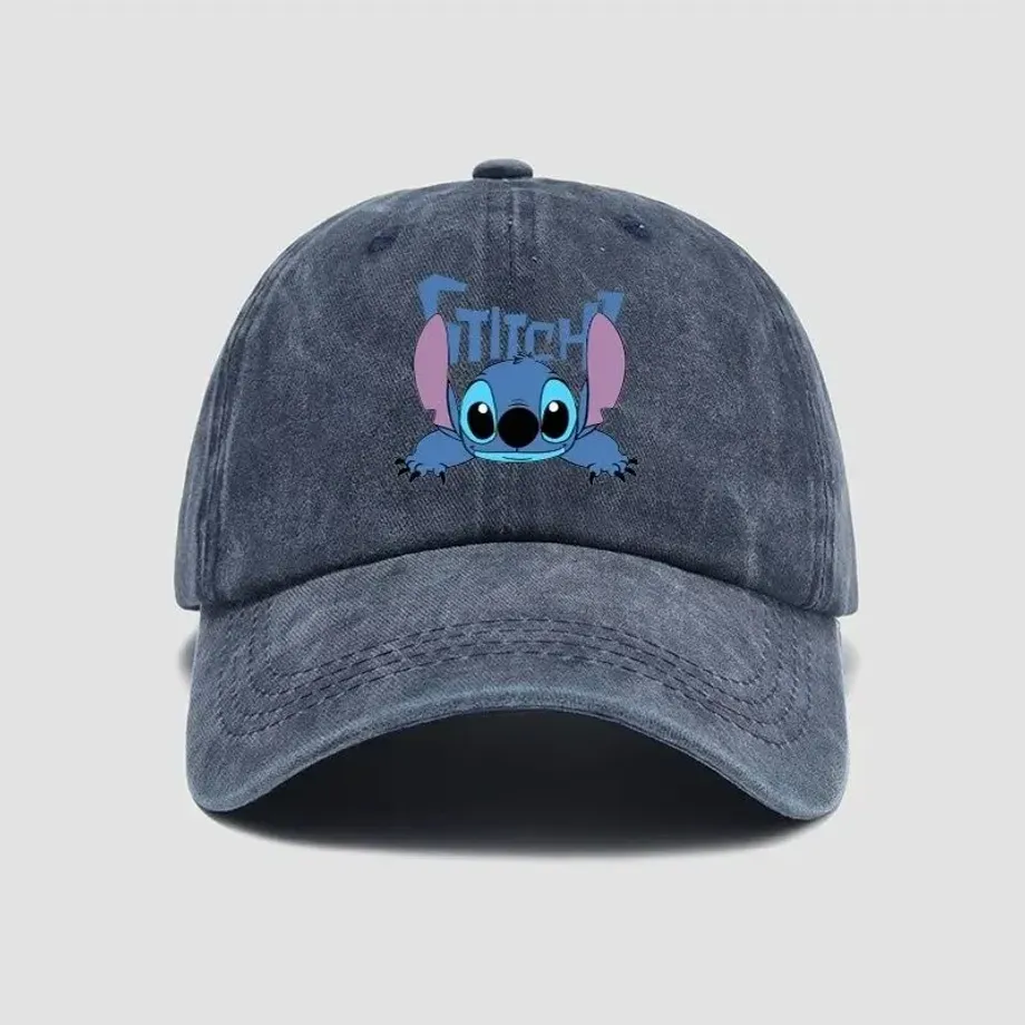 Dětská unisex trendy stylová kšiltovka s motivem oblíbené postavičky Stitch